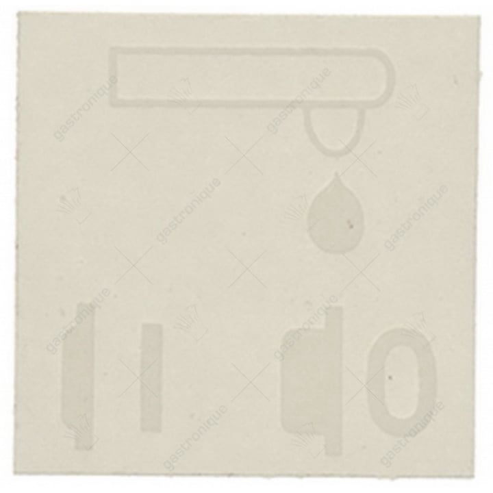symbool 5034672 TARGHETTA CARICO ACQUA