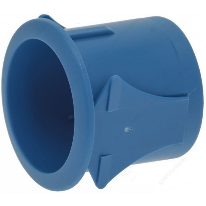 frame drukschakelaar rond blauw