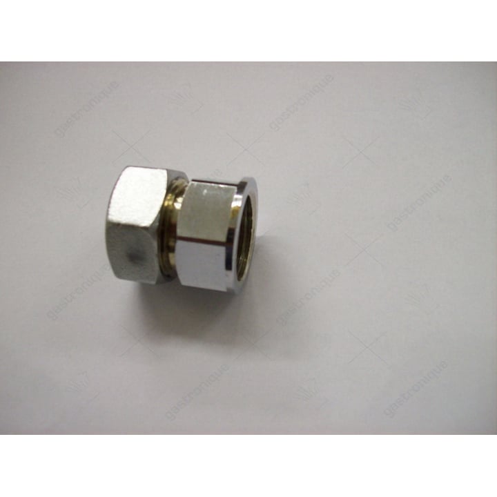 verchromte Messingkupplung 1/2"x14