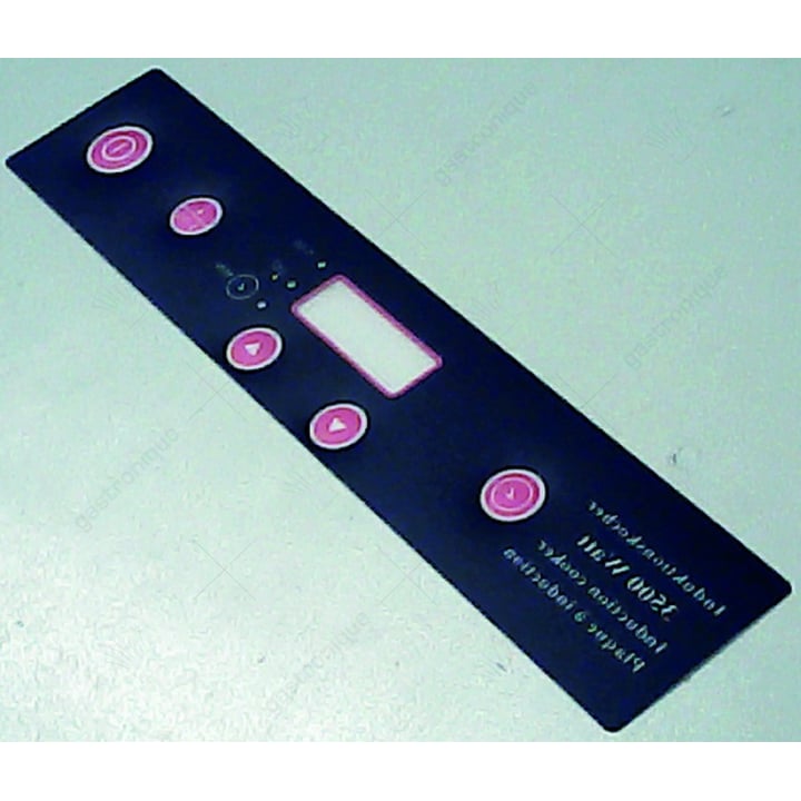 TARGA COMANDI ADESIVA 300x60 mm