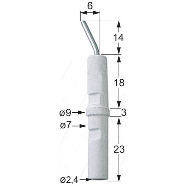 ZÜNDKERZENZÜNDKABEL RUND ø 7x44 mm