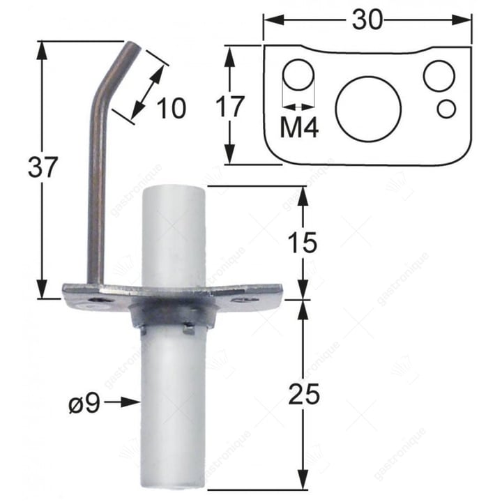 bougie ontstekingskabels rond ø 9x42 mm