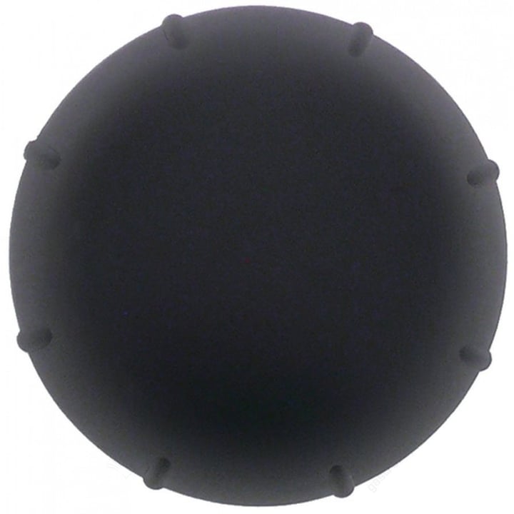 zwarte knop ø 67 mm