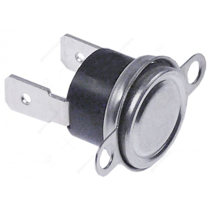 clixonthermostaat LA 23,8mm uitschakeltemp. 55°C 1NC 1-polig 16A 250V aansluiting F6,3