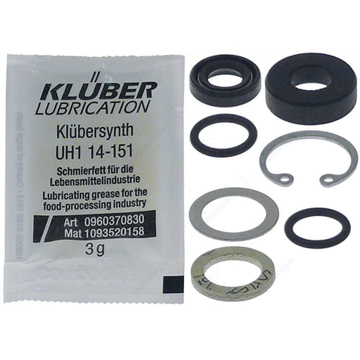 reparatieset schachtpakking pakking en vet voor heteluchtoven SCC, CM61-202 vanaf 06/2007
