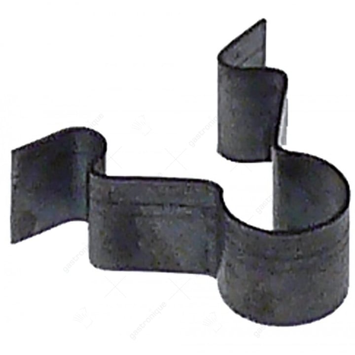 veerklem asafname 6mm L 17mm B 14mm H 5mm draad ø 1,5mm