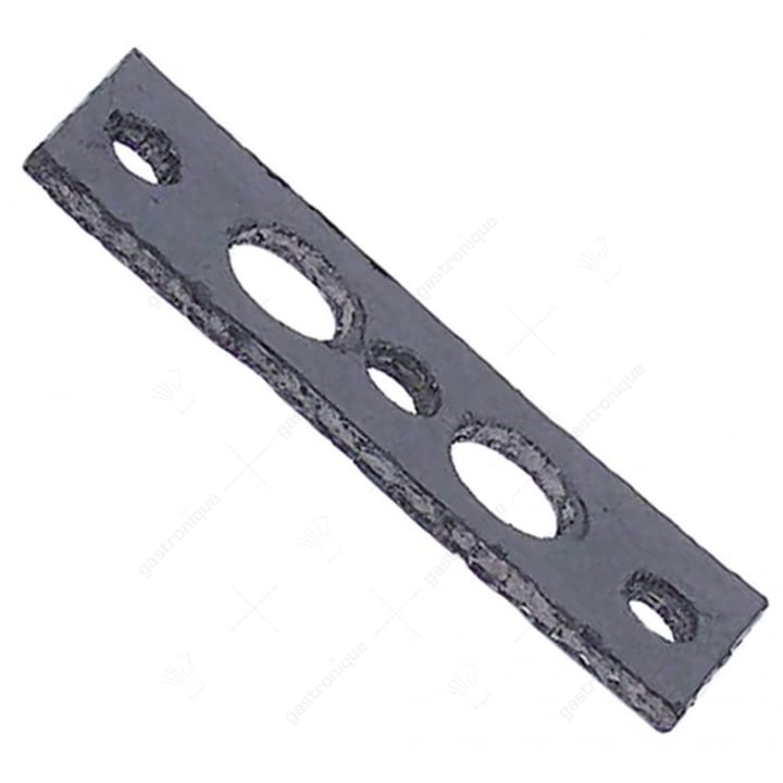 Dichtung L 69mm B 22mm D1 ø 12mm D2 ø 6mm Graphit Materialdicke 2mm für Heizelement
