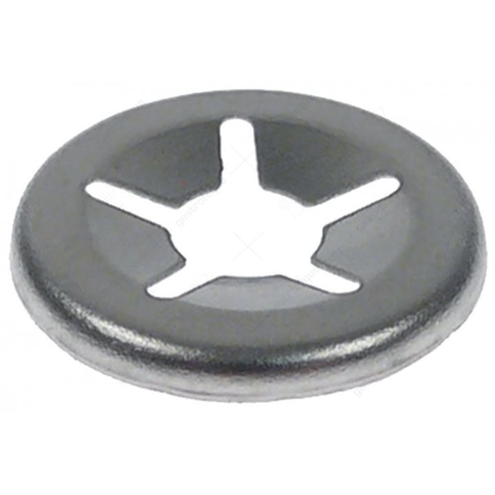 klemschijf maximale ø 4mm OD ø 11,5mm RVS