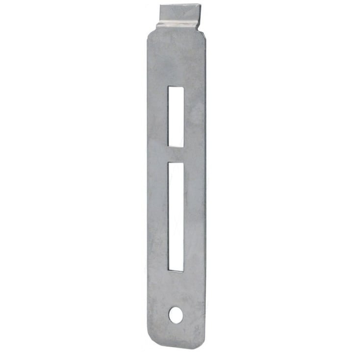 Führung L 128mm B 26mm Materialstärke 1mm Aussparung 7x41 7x22,5mm für Scharnier