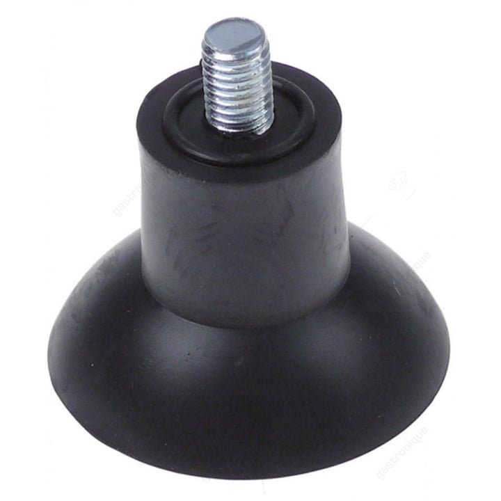 Apparaatvoet draad M8 ø 47mm H 35mm draad L 12mm vpe 1stuk