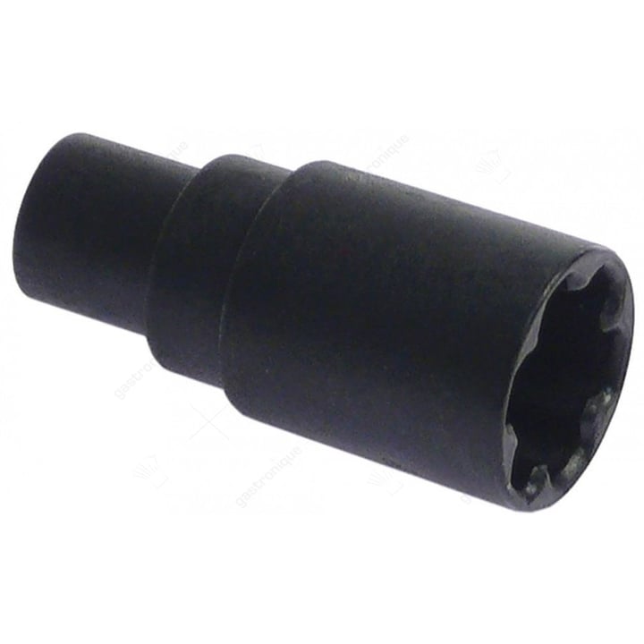 koppeling asafname 5,5mm D1 ø 10mm D2 ø 16mm L1 34mm 6 tanden