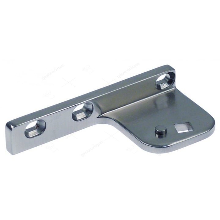Lager-Scharnier Einbauposition unten rechts L 100mm B 48mm H 17mm Achsaufnahme 8x8mm