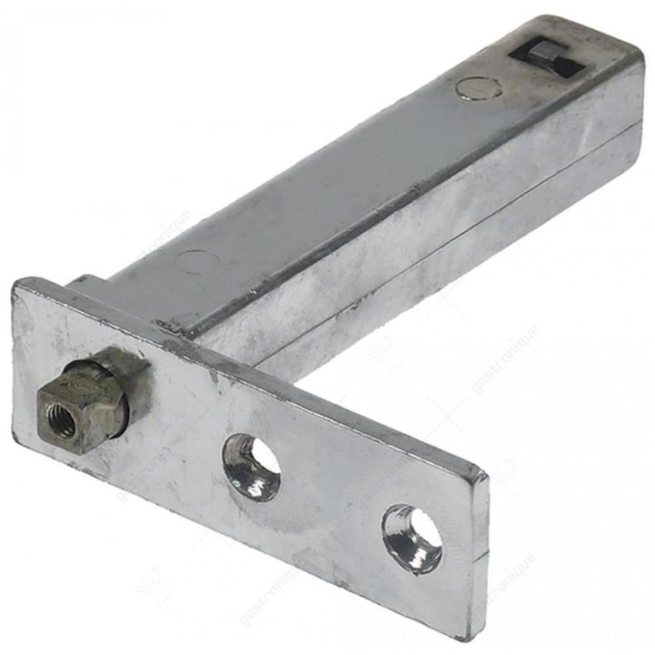veerscharnier rechts/links L 74mm B 24mm H 104mm A 6mm B 12mm koelapparaat bevestigingsafstand 25mm