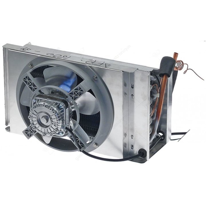 Verdampfer Gesamtlänge 370mm Gesamtbreite 330mm Gesamthöhe 230mm komplett