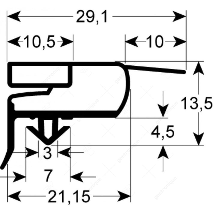 TÜRENGUMMI 1700x612 mm