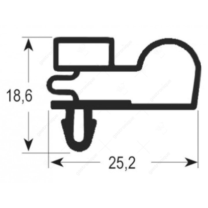 DEURRUBBER 755x660 mm