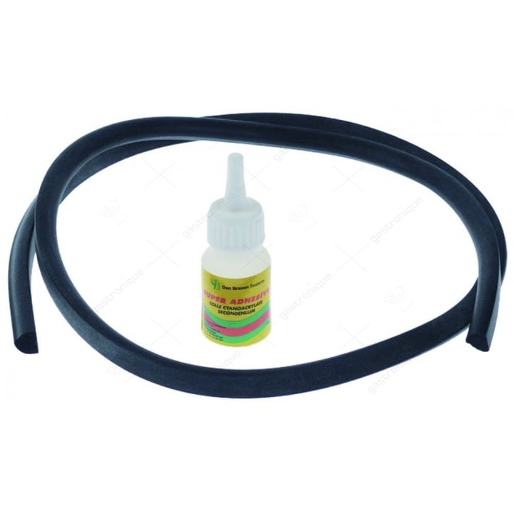 sponsrubberpakking VPE 1200mm incl. lijm voor deksel