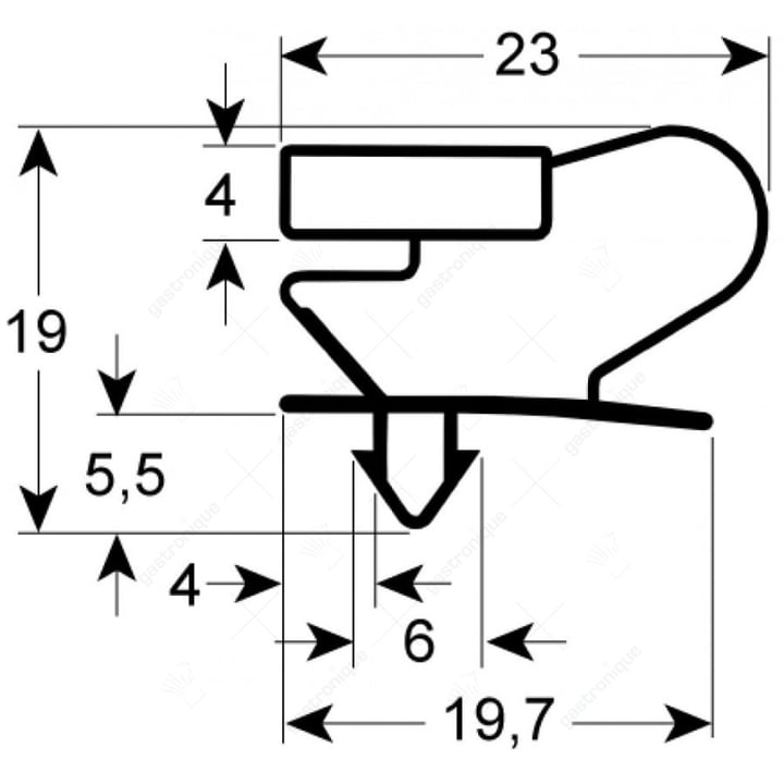 TÜRSCHWELLEN - 1025 LÄNGE 2000 mm