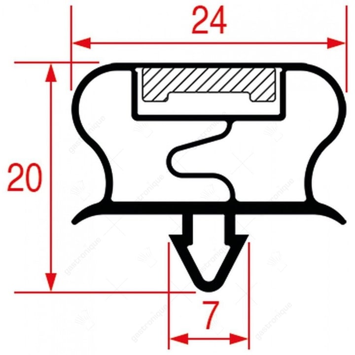 TÜRSCHWELLEN GUMMI 600x420 mm