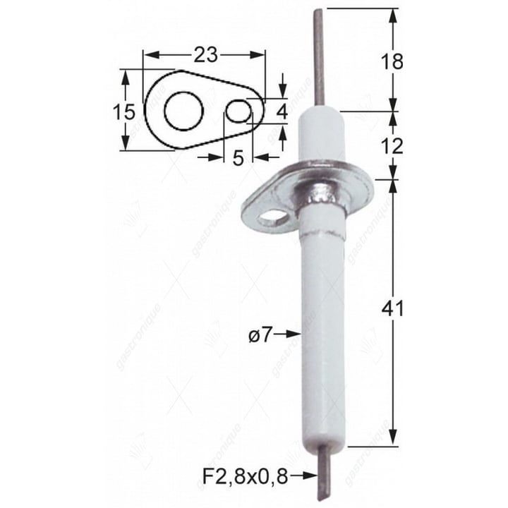 bougie ontstekingskabels rond ø 6x55 mm