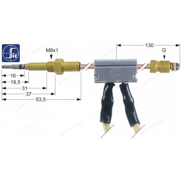 cut-off thermocouple m9x1 100 cm