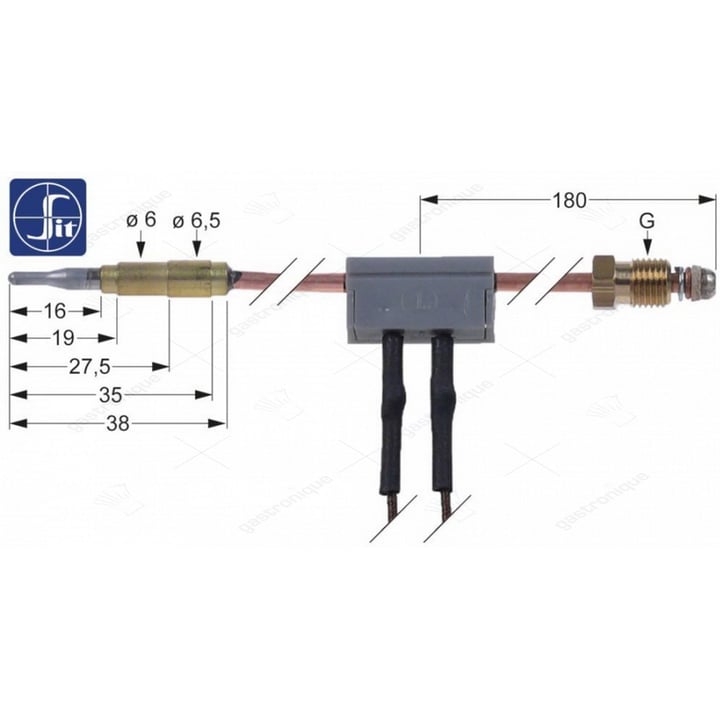 cut-off thermocouple m9x1 60 cm