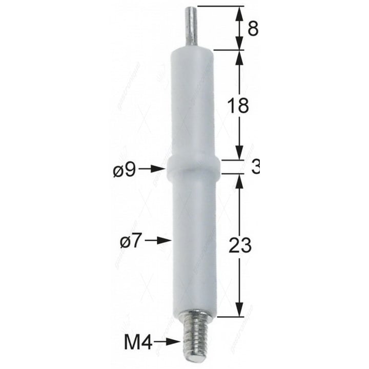 bougie ontstekingskabels rond ø 6,5x45mm