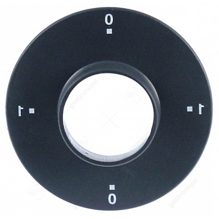 Symbolplatte Knopf ø 84 mm 0-1-0-1