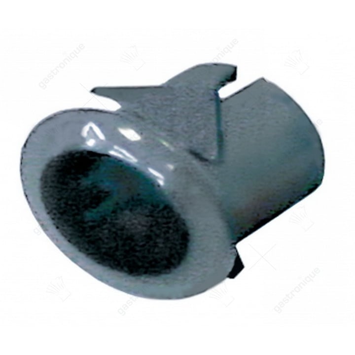 elementhouder inbouwmaat 20,6x16,4mm lichtgrijs gebogen voor drukknoppen 13x17mm