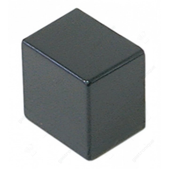 zwarte beschermkap 23x23 mm