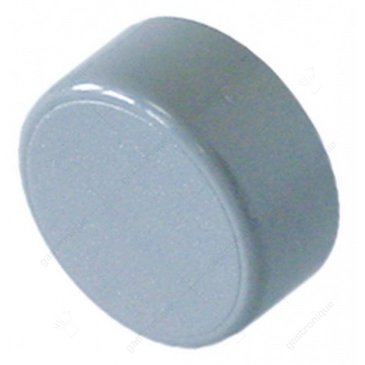 runde Drucktaste grau ø 23 mm