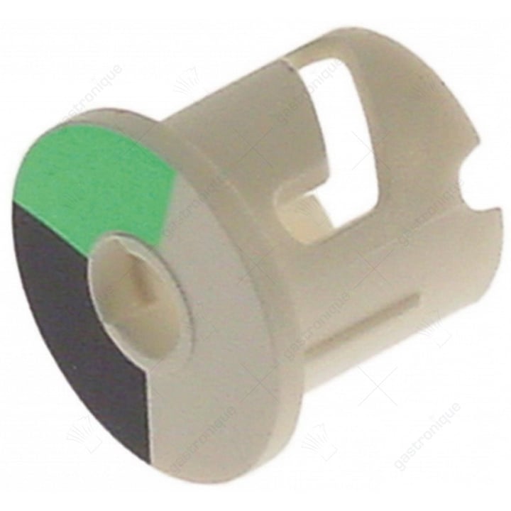 cam two-colour black/green  ø 19 mm