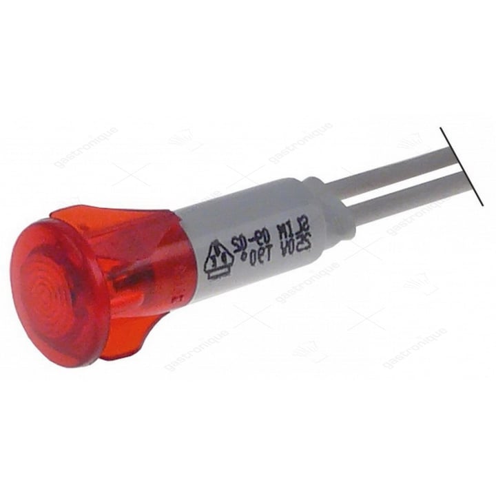 Signalleuchte rot rund 240v