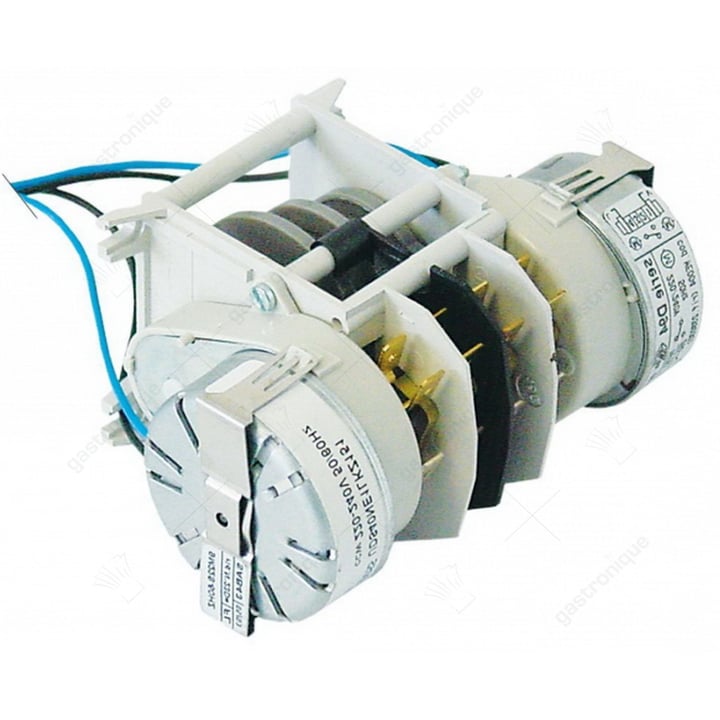Zeitschaltuhr D94 Räume 4 Laufzeit 3min/6min/9min 230 V BIGATTI Motoren 2 Motortyp UDS40NE1LK
