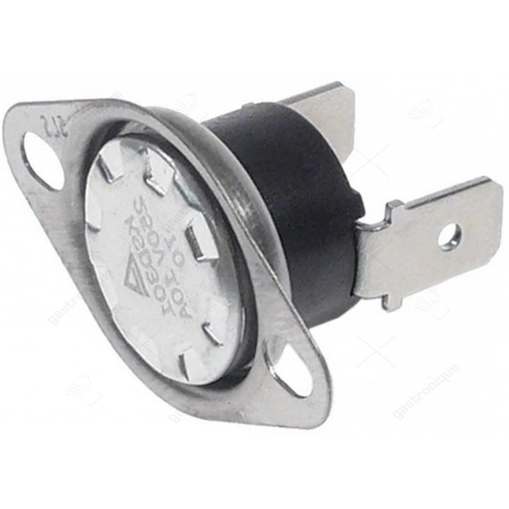 clixonthermostaat LA 23,5mm uitschakeltemp. 70°C 1NC 10A 250V aansluiting F6,3