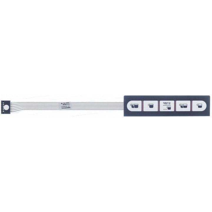 push-button panel membrane 5 buttons