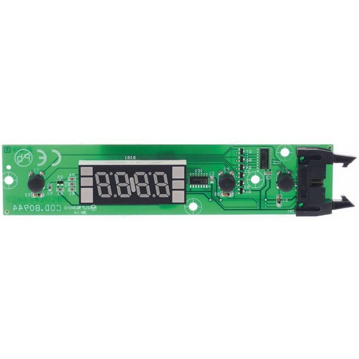 push button panel board with display