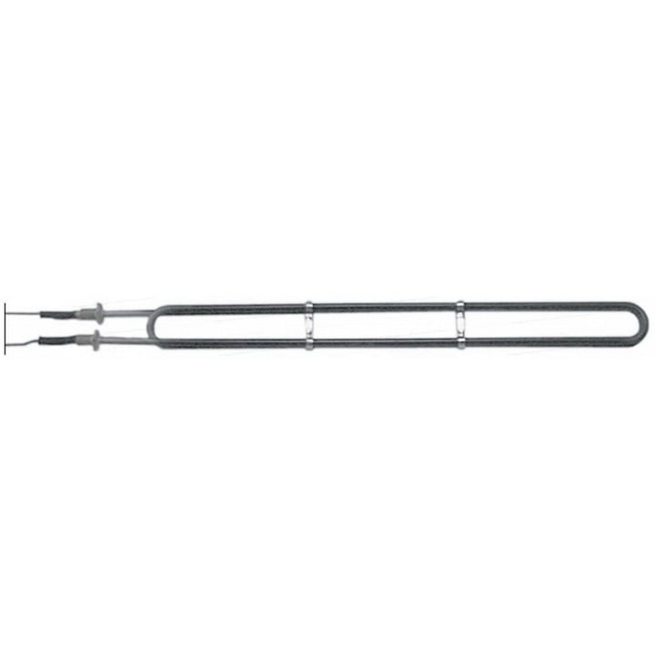 Heizelement 1000W 230V L 440mm 2-Loch-Befestigung Draht M10x1 Rohr Ø 6,5mm VC 1