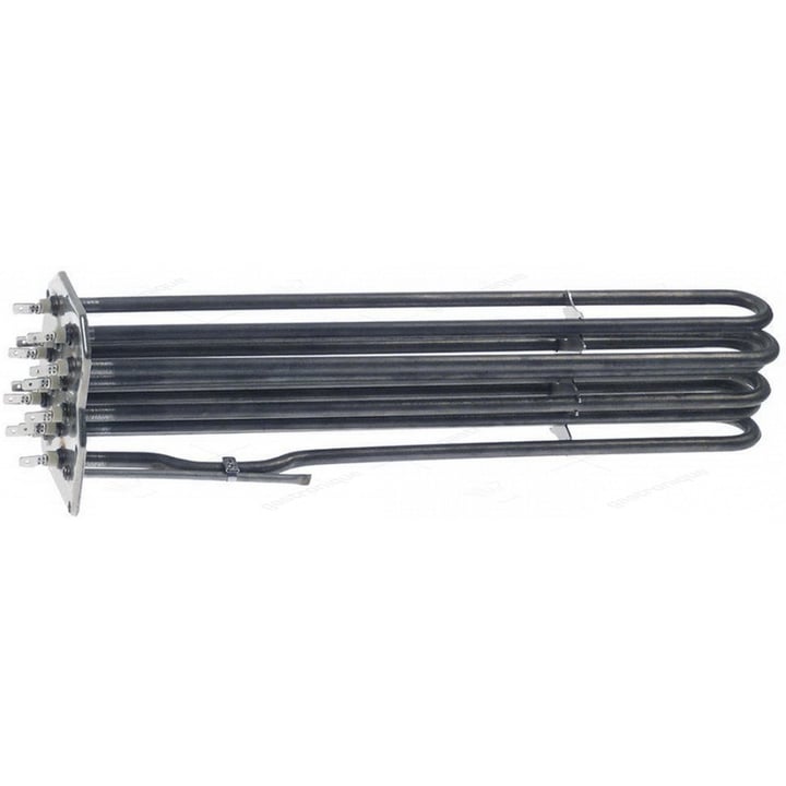 Heizelement 17000W 400V L 395mm Flanschanschluss Flachstecker 6,3mm