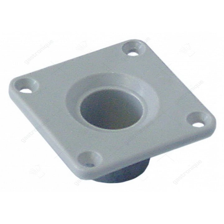 wasarmhouder inbouwpositie boven H 26mm D1 ø 28mm ID ø 21mm flens 54x54mm