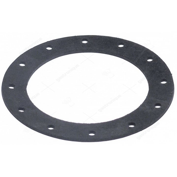 vlakpakking ID ø 102mm AD ø 144mm LA 33mm gat ø 6mm EPDM voor verwarmingslelement
