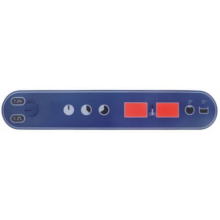 control panel foil L 250mm H 46mm