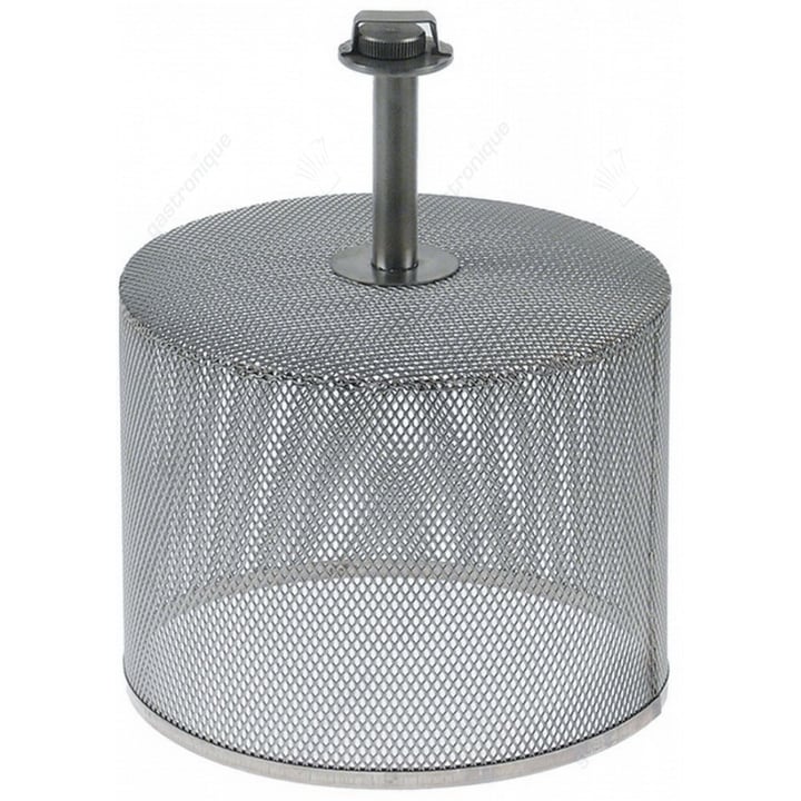 filter ø 195mm H 150mm RVS met as totale hoogte 250mm