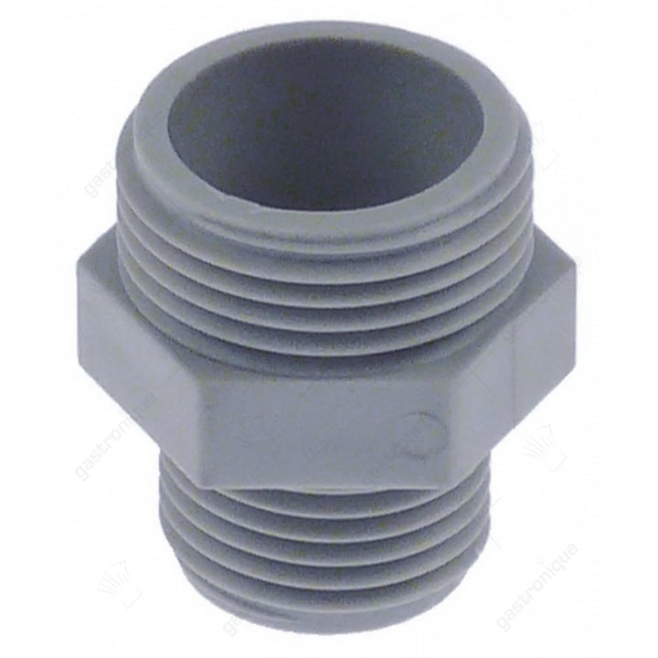 reducer of plastic 1/2"m - 3/4"m