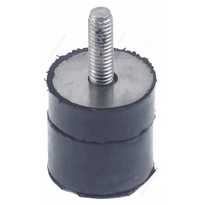 deurstopper ø 24,5mm H 44,5mm rubber voor vaatwasser