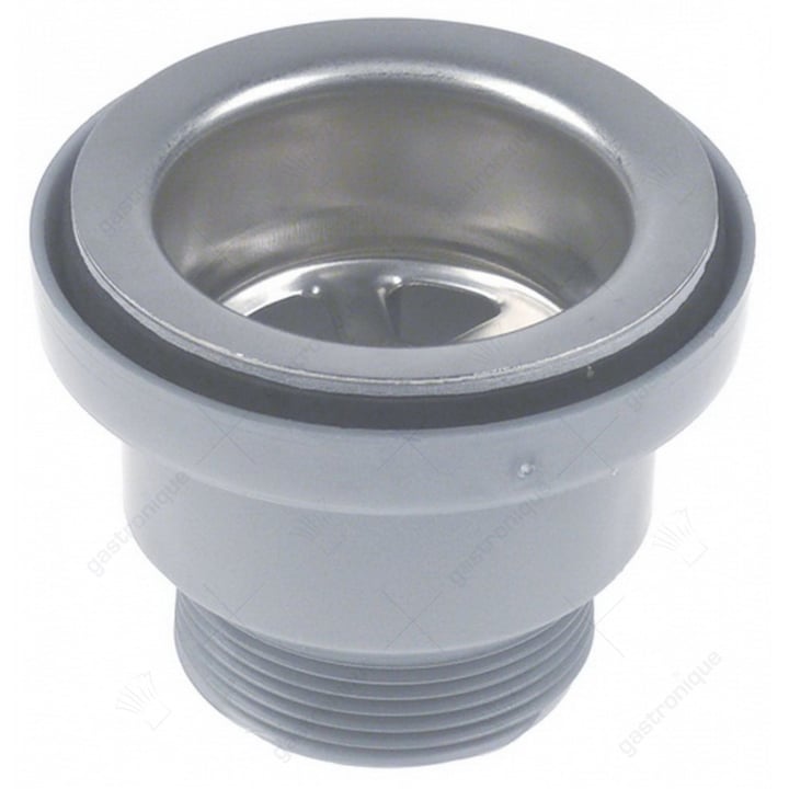 afvoerplug inox pvc ø 1"1/2