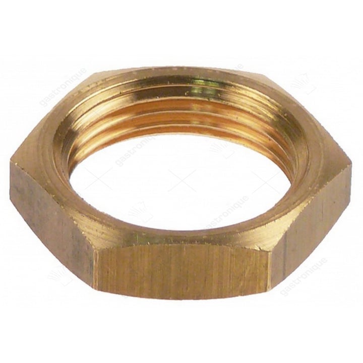 moer draad 3/4" H 8mm SB 32 koper vpe 1stuk 