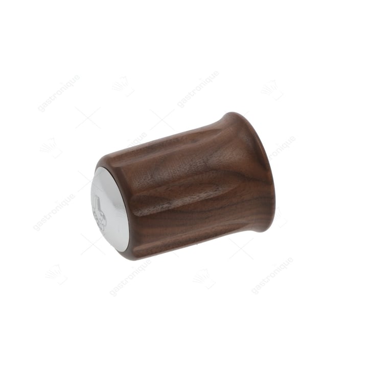 knob for steam tap of walnut
