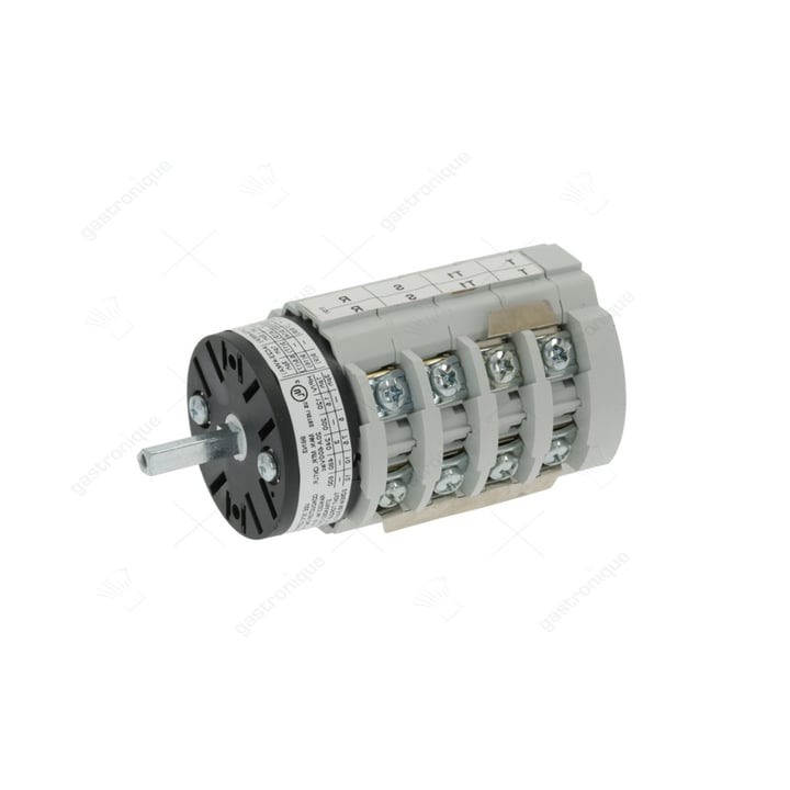 draaischakelaar 3 0-1-2 contactset 8 type CS0177121 400V 20A as ø 5x5mm as L 20mm