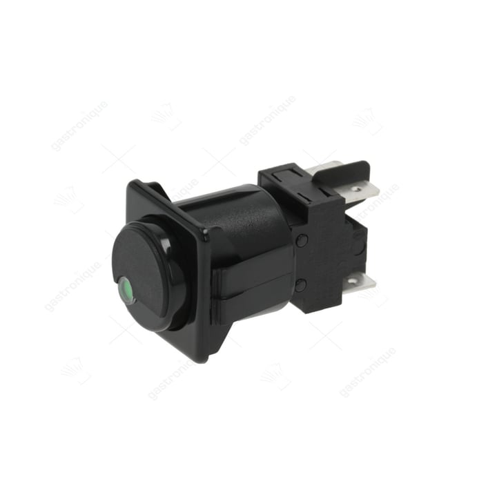 2 polige schakelaar zwart 16a 250v